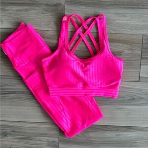 Vibrant Pink Activewear Set
